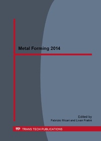 Enlarge image Cover: Metal Forming 2014 - Trans Tech Publications Ltd