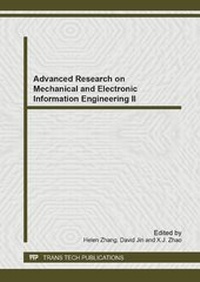 Enlarge image Cover: Advanced Research on Mechanical and Electronic Information Engineering II - Trans Tech Publications Ltd