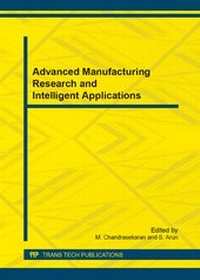 Enlarge image Cover: Advanced Manufacturing Research and Intelligent Applications - Trans Tech Publications Ltd