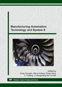 Cover: Manufacturing Automation Technology and System II - Trans Tech Publications Ltd