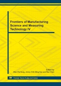 Enlarge image Cover: Frontiers of Manufacturing Science and Measuring Technology IV - Trans Tech Publications Ltd