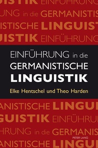 Abbildung von: Einführung in die germanistische Linguistik - Peter Lang Verlag