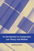 Cover: An Introduction to Comparative Law Theory and Method - Hart Publishing