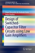 Cover: Design of Switched-Capacitor Filter Circuits using Low Gain Amplifiers - Springer