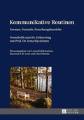 Cover: Kommunikative Routinen - Peter Lang Verlag