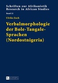Cover: Verbalmorphologie der Bole-Tangale-Sprachen (Nordostnigeria) - Peter Lang Verlag