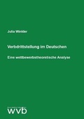 Cover: Verbdrittstellung im Deutschen - wvb Wissenschaftlicher Verlag Berlin
