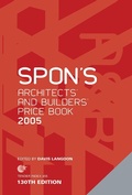 Cover: Spon's Architects' and Builders' Price Book 2005 - Spon Press