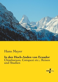 Abbildung von: In den Hoch-Anden von Ecuador - Vero Verlag