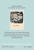 Cover: Die Ehrenpromotion des Verlegers Bruno Hauff in Frankfurt am Main zum Dr. med. im Jahr 1931 und die von Willi Geiger gezeichneten Tischkarten zum Doktorschmaus - Kontur-Verlag