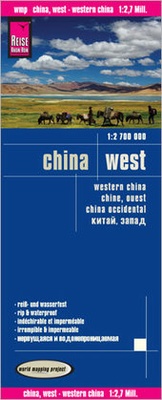 Abbildung von: Reise Know-How Landkarte China, West  (1:2.700.000) - Reise Know-How Verlag Peter Rump GmbH