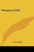 Cover: Whispers (1920) - Kessinger Publishing
