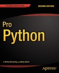 Cover: Pro Python - Apress