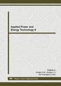 Cover: Applied Power and Energy Technology II - Trans Tech Publications Ltd