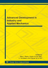 Enlarge image Cover: Advanced Development in Industry and Applied Mechanics - Trans Tech Publications Ltd