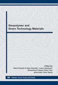 Cover: Geopolymer and Green Technology Materials - Trans Tech Publications Ltd