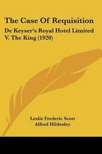 Enlarge image Cover: The Case Of Requisition - Kessinger Publishing