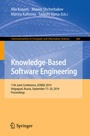 Cover: Knowledge-Based Software Engineering - Springer