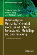Cover: Thermo-Hydro-Mechanical-Chemical Processes in Fractured Porous Media: Modelling and Benchmarking - Springer
