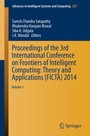Cover: Proceedings of the 3rd International Conference on Frontiers of Intelligent Computing: Theory and Applications (FICTA) 2014 - Springer