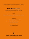 Cover: Kolloidchemie heute - Steinkopff