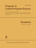 Cover: Emulsions - Steinkopff