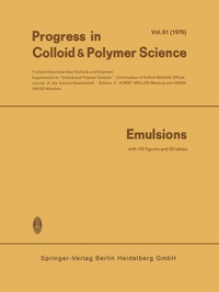 Enlarge image Cover: Emulsions - Steinkopff