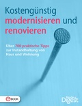 Cover: Kosteng&uuml;nstig modernisieren und renovieren - Verlag Das Beste GmbH - Reader's Digest Deutschland