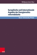 Cover: Europ&auml;ische und internationale Aspekte der Energierechtsreformdebatte - Brill Deutschland