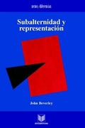 Cover: Subalternidad y representaci&oacute;n - Vervuert Verlagsgesellschaft