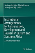 Cover: Institutional Arrangements for Conservation, Development and Tourism in Eastern and Southern Africa - Springer