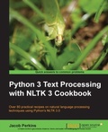 Cover: Python 3 Text Processing with NLTK 3 Cookbook - Packt Publishing