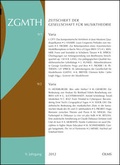 Cover: ZGMTH - Zeitschrift der Gesellschaft f&uuml;r Musiktheorie, 9. Jahrgang 2012 - Georg Olms Verlag