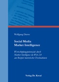 Cover: Social Media Market Intelligence - Kovac, Dr. Verlag