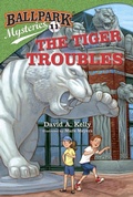 Cover: Ballpark Mysteries #11: The Tiger Troubles - Random House Books for Young Readers