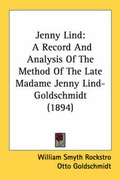 Cover: Jenny Lind - Kessinger Publishing