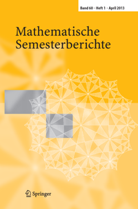 Abbildung von: Mathematische Semesterberichte - Springer