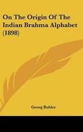Cover: On The Origin Of The Indian Brahma Alphabet (1898) - Kessinger Publishing