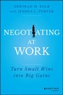 Cover: Negotiating at Work - Jossey-Bass
