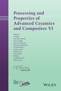 Cover: Processing and Properties of Advanced Ceramics and Composites VI - Wiley