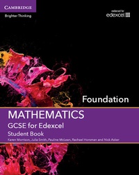 Enlarge image Cover: GCSE Mathematics for Edexcel Foundation Student Book - Cambridge University Press