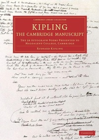 Enlarge image Cover: Kipling: The Cambridge Manuscript - Cambridge University Press