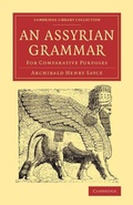 Cover: An Assyrian Grammar - Cambridge University Press