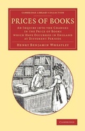 Cover: Prices of Books - Cambridge University Press