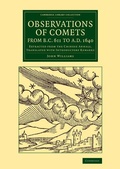 Cover: Observations of Comets from BC 611 to AD 1640 - Cambridge University Press