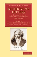 Cover: Beethoven's Letters 2 Volume Set - Cambridge University Press