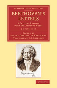 Enlarge image Cover: Beethoven's Letters 2 Volume Set - Cambridge University Press