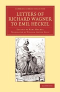Cover: Letters of Richard Wagner to Emil Heckel - Cambridge University Press