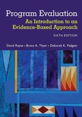 Cover: Program Evaluation - Brooks/Cole