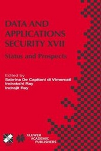 Abbildung von: Data and Applications Security XVII - Springer